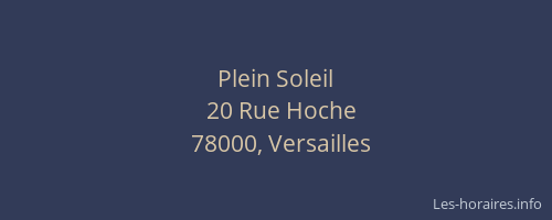 Plein Soleil