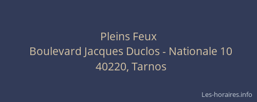 Pleins Feux