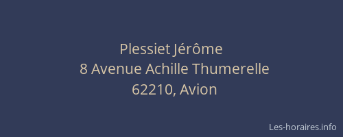 Plessiet J&eacute;r&ocirc;me