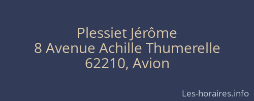 Plessiet Jérôme