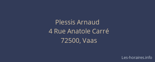 Plessis Arnaud