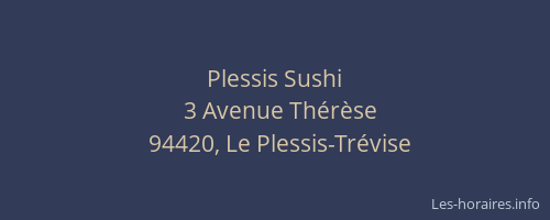 Plessis Sushi
