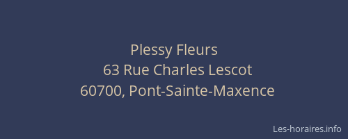 Plessy Fleurs