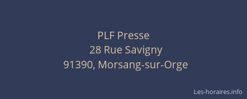 PLF Presse