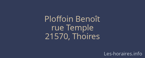 Ploffoin Benoît