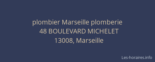 plombier Marseille plomberie