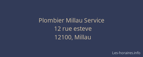 Plombier Millau Service