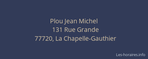 Plou Jean Michel