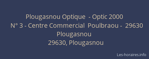 Plougasnou Optique  - Optic 2000
