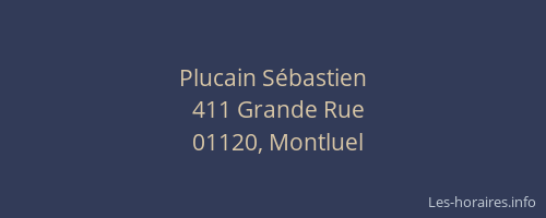 Plucain Sébastien