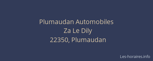 Plumaudan Automobiles