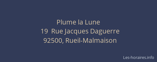 Plume la Lune