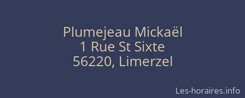 Plumejeau Mickaël