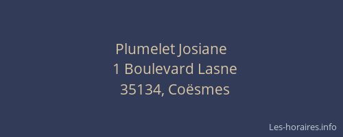 Plumelet Josiane