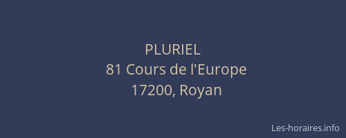 PLURIEL
