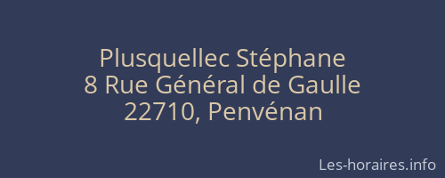 Plusquellec Stéphane