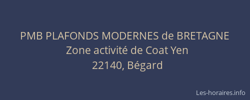 PMB PLAFONDS MODERNES de BRETAGNE