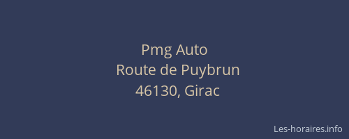 Pmg Auto