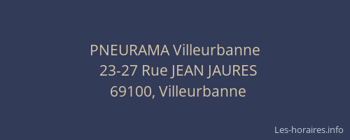 PNEURAMA Villeurbanne