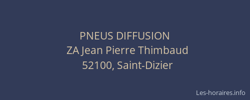 PNEUS DIFFUSION