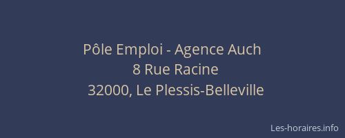 P&ocirc;le Emploi - Agence Auch