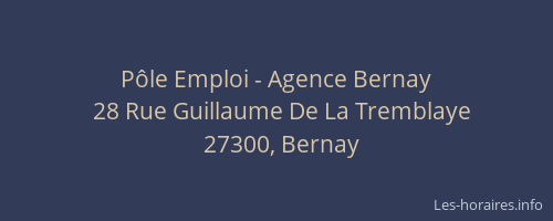Pôle Emploi - Agence Bernay