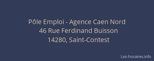 P&ocirc;le Emploi - Agence Caen Nord
