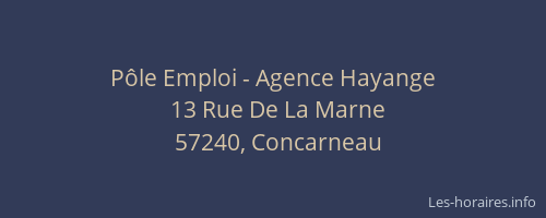 Pôle Emploi - Agence Hayange