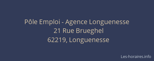 P&ocirc;le Emploi - Agence Longuenesse