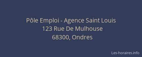 Pôle Emploi - Agence Saint Louis
