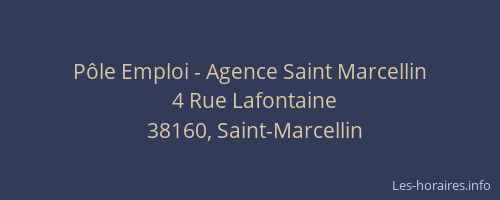 Pôle Emploi - Agence Saint Marcellin