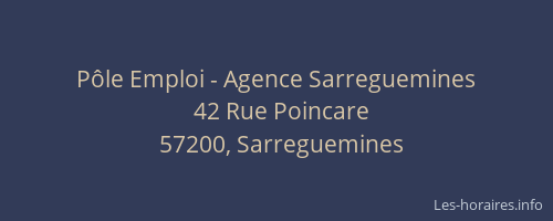 Pôle Emploi - Agence Sarreguemines