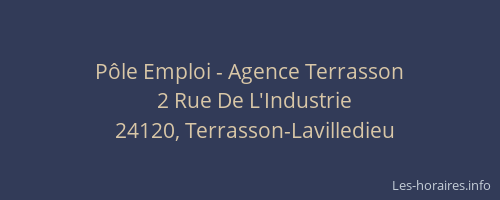 Pôle Emploi - Agence Terrasson