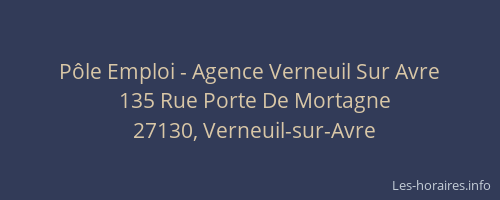 Pôle Emploi - Agence Verneuil Sur Avre