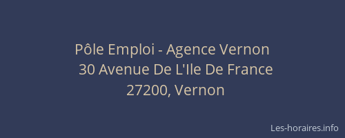 Pôle Emploi - Agence Vernon