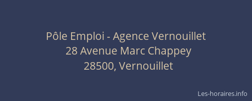 P&ocirc;le Emploi - Agence Vernouillet
