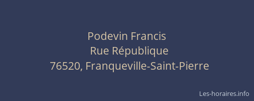 Podevin Francis