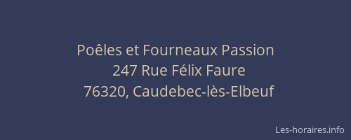 Poêles et Fourneaux Passion