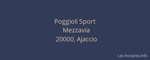 Poggioli Sport