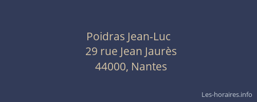 Poidras Jean-Luc