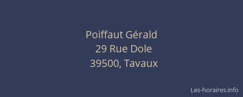Poiffaut Gérald