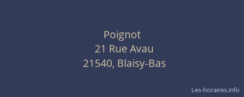 Poignot