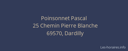 Poinsonnet Pascal