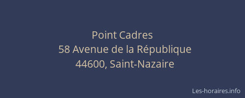 Point Cadres