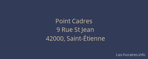 Point Cadres