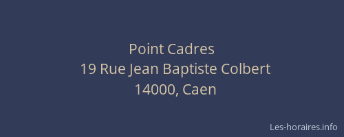 Point Cadres