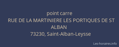 point carre