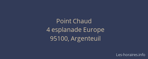 Point Chaud