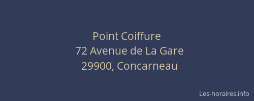 Point Coiffure