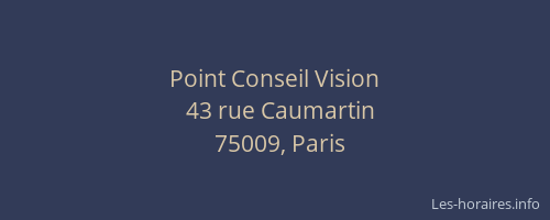 Point Conseil Vision